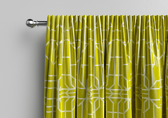 Bamboo Brights, Chartreuse - Made To Measure Curtains - Image 10
